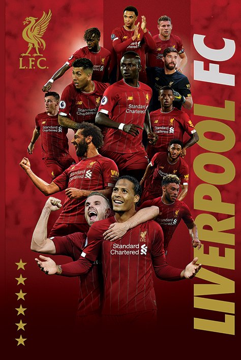 Poster - Liverpool FC (Players 2019-20)