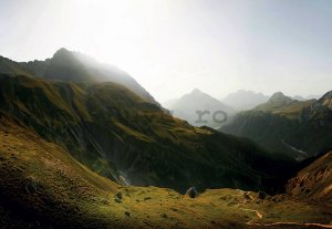 Fototapet: Munții Foggy - 368x254cm