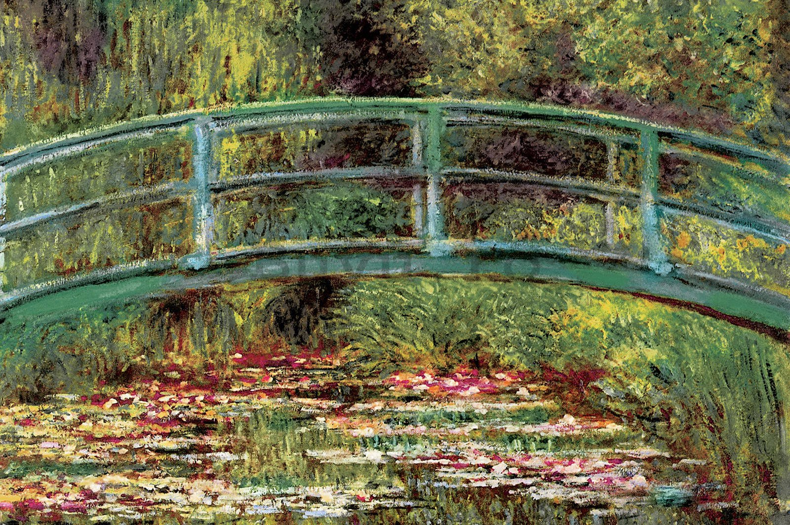 Fototapet vlies: Claude Monet, Iazul cu nuferi - 104x70,5 cm