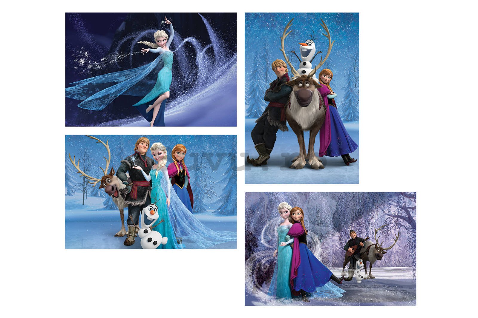 Tablou canvas: Frozen - set 4 buc 60x40 cm