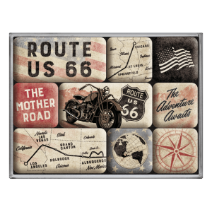 Magnet - Route 66 Bike Map