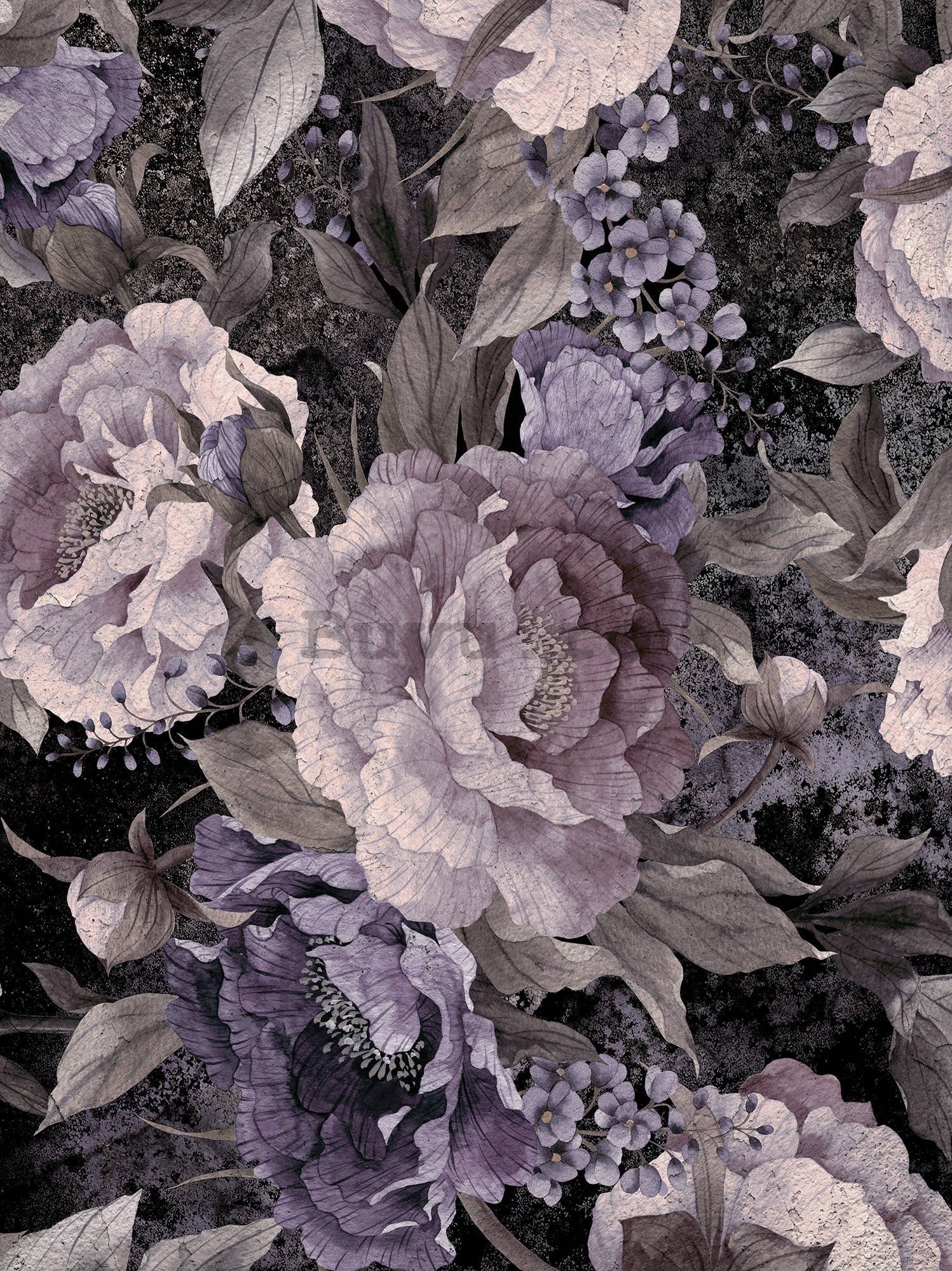 Fototapet: Combinație de flori vopsite (3) - 184x254 cm