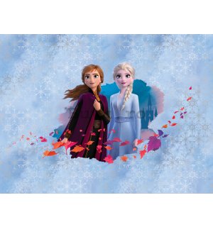 Fototapet vlies: Frozen II (Anna & Elsa) - 360x270 cm