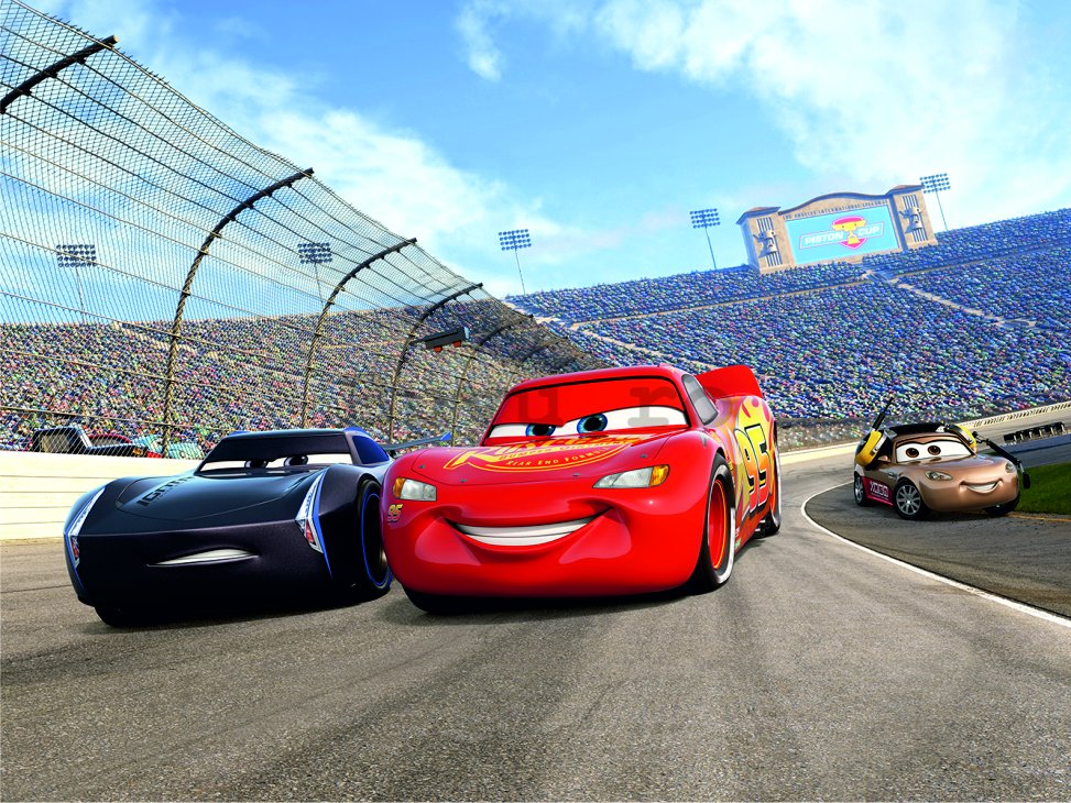 Fototapet vlies: Cars (race) - 360x270 cm