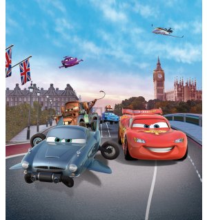 Fototapet vlies: Cars in London - 180x202 cm