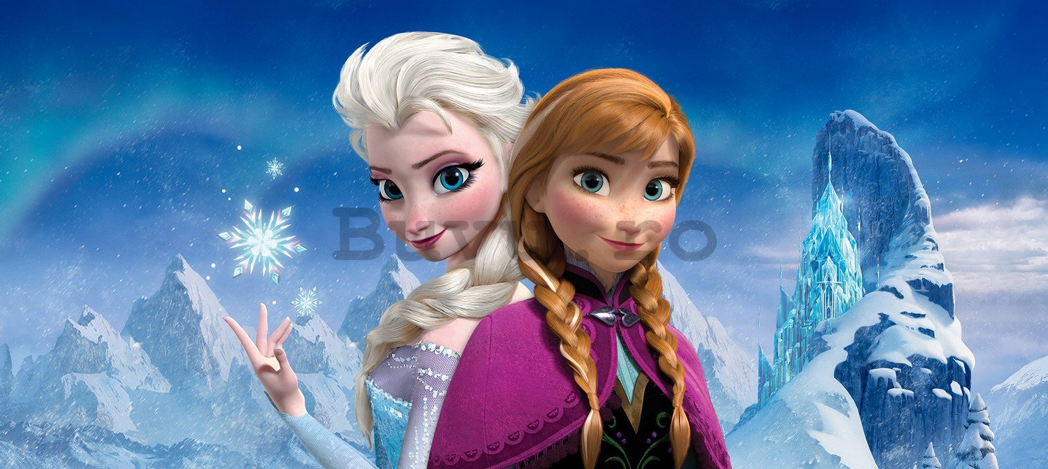 Fototapet vlies: Frozen Sisters (panoramă) - 202x90 cm