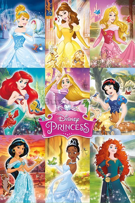 Poster - Disney Princezny