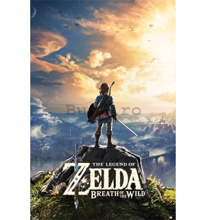 Poster - The Legend Of Zelda: Breath Of The Wild (Sunset) 