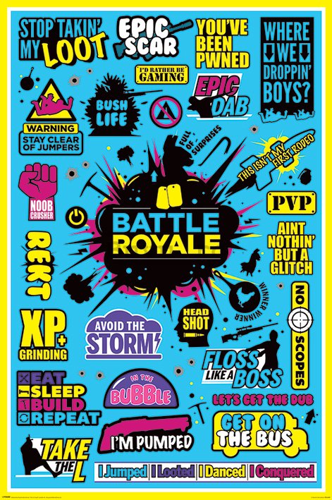 Poster - Battle Royale (Infographic) 