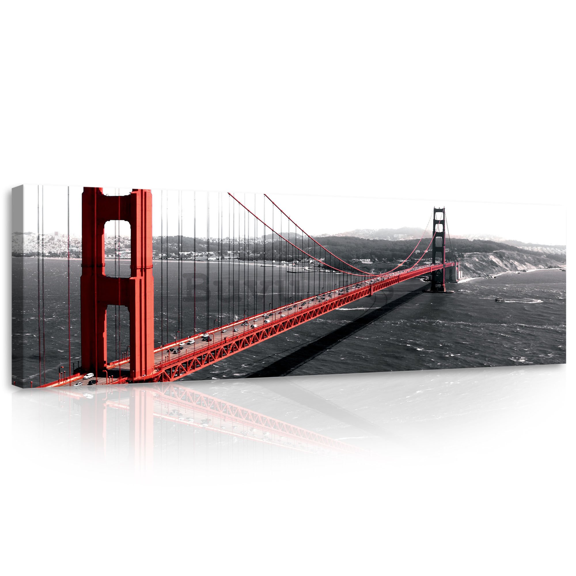 Tablou canvas: Golden Gate Bridge (1) - 145x45 cm