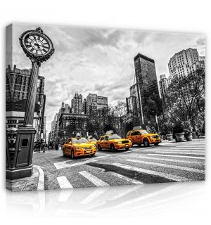 Tablou canvas: New York (Taxi) - 80x60 cm