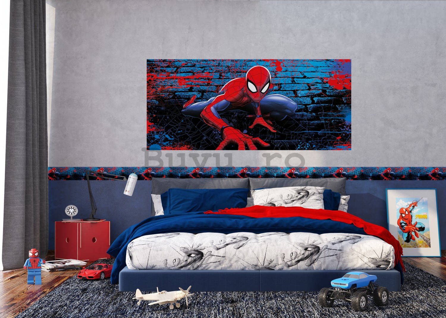 Fototapet vlies: Spiderman (1) - 202x90 cm