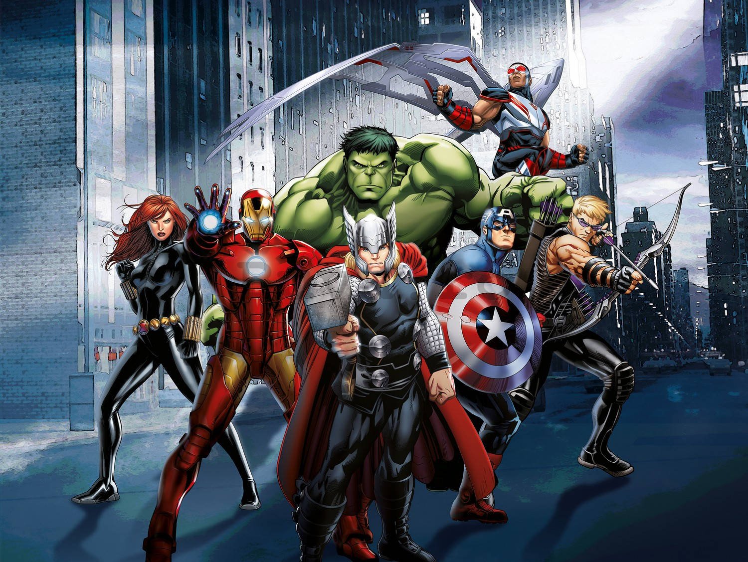 Fototapet vlies: Avengers (5) - 360x270 cm