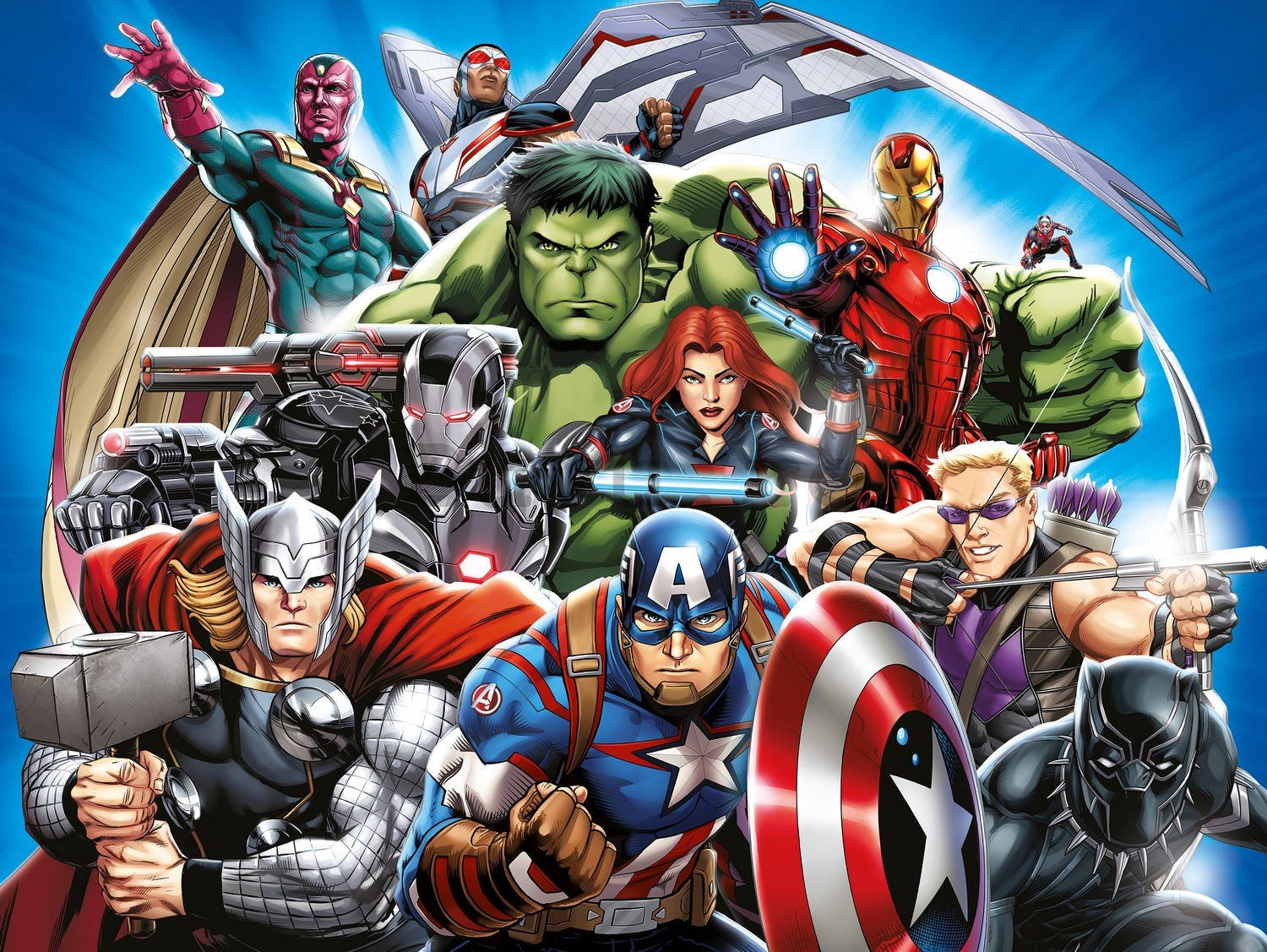 Fototapet vlies: Avengers (7) - 360x270 cm