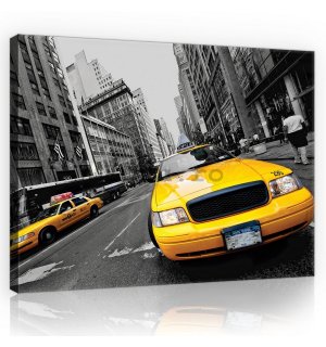 Tablou canvas: Manhattan Taxi (2) - 75x100 cm