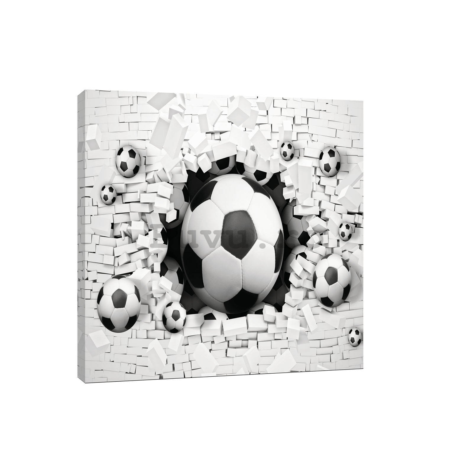 Tablou canvas: Explozie de fotbal - 80x60 cm