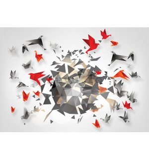 Fototapet vlies: Origami - 416x254 cm