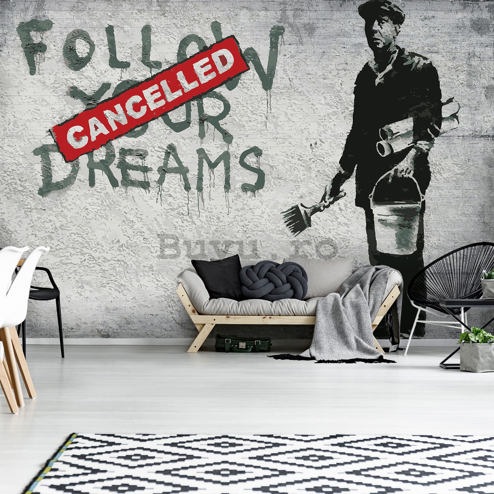 Fototapet vlies: Follow Your Dreams (Cancelled) - 416x254 cm