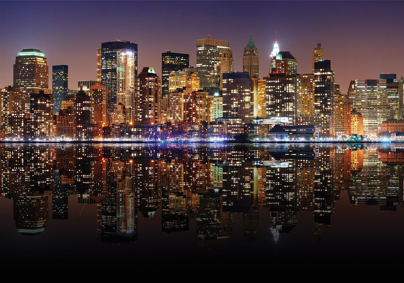 Fototapet vlies: Reflecții din Manhattan - 350x245 cm