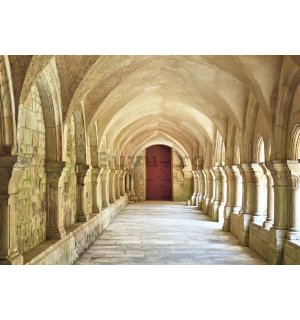 Fototapet vlies: Mănăstirea Fontenay - 350x245 cm
