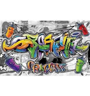 Fototapet vlies: Grafitti color - 104x70,5cm