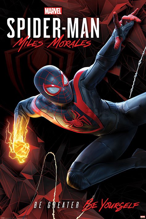Poster - Spider-Man Miles Morales (Cybernetic Swing)