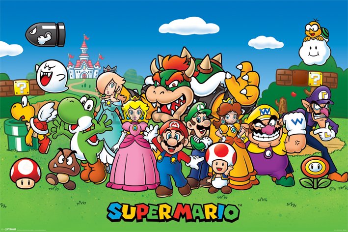 Poster - Super Mario (eroii)
