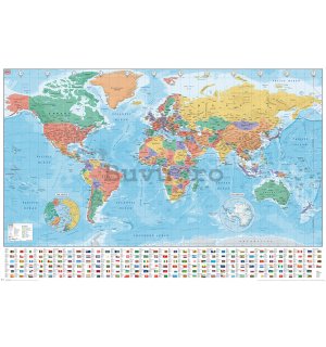 Poster - Dk (Modern World Map 2020)