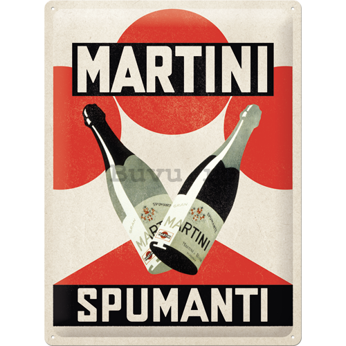 Placă metalică: Martini Spumanti - 30x40 cm