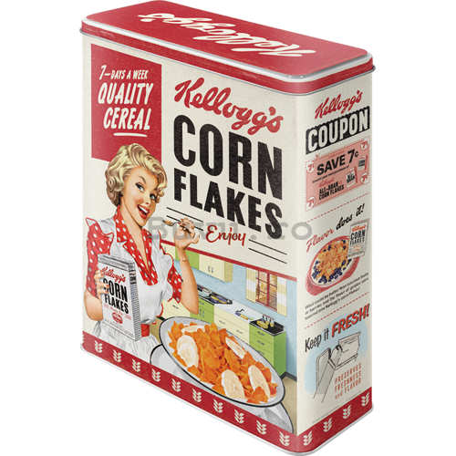 Cutie metalică XL - Kellogg's (Corn Flakes Quality Cereal)