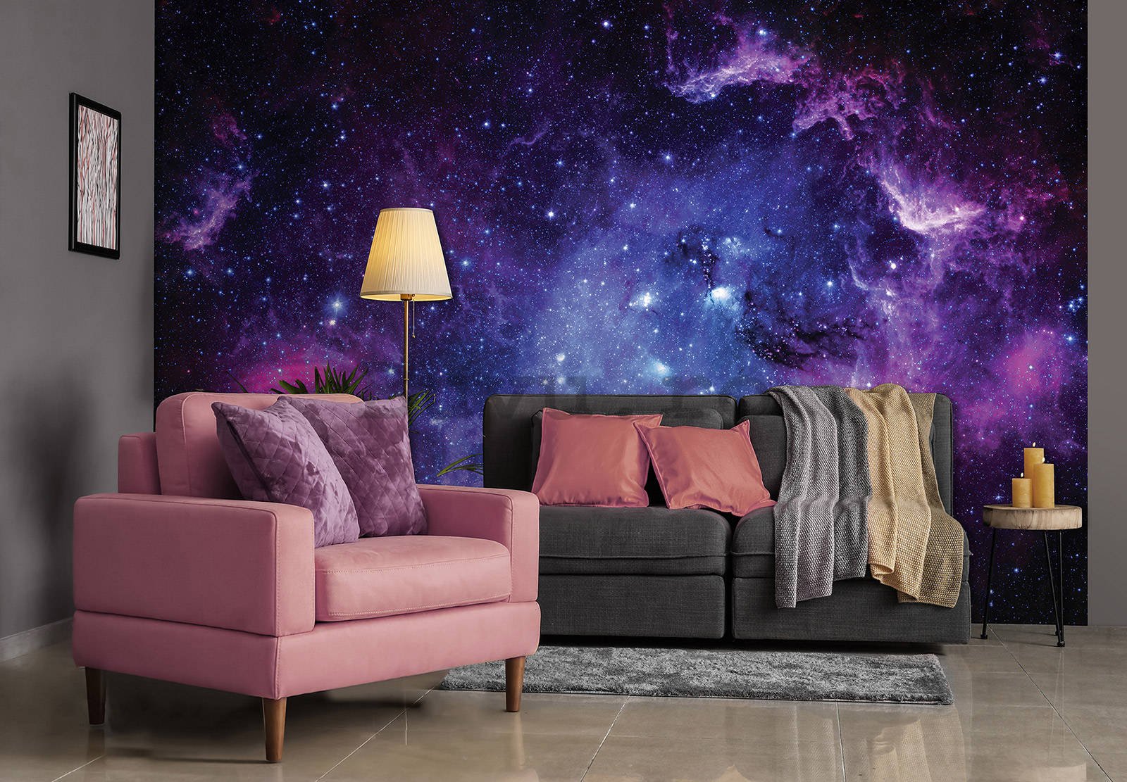 Fototapet vlies: Nebuloasă purpurie (1) - 368x254 cm