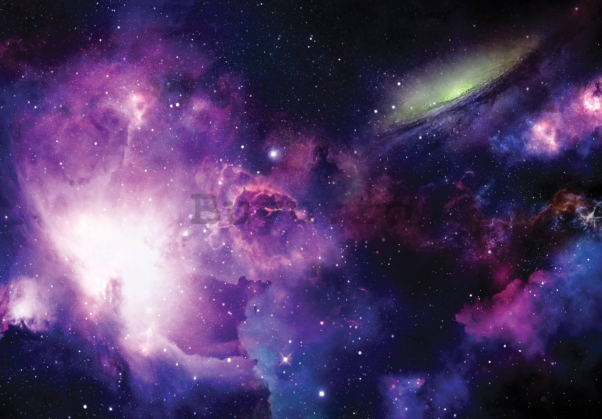 Fototapet vlies: Nebuloasă violet (2) - 368x254 cm