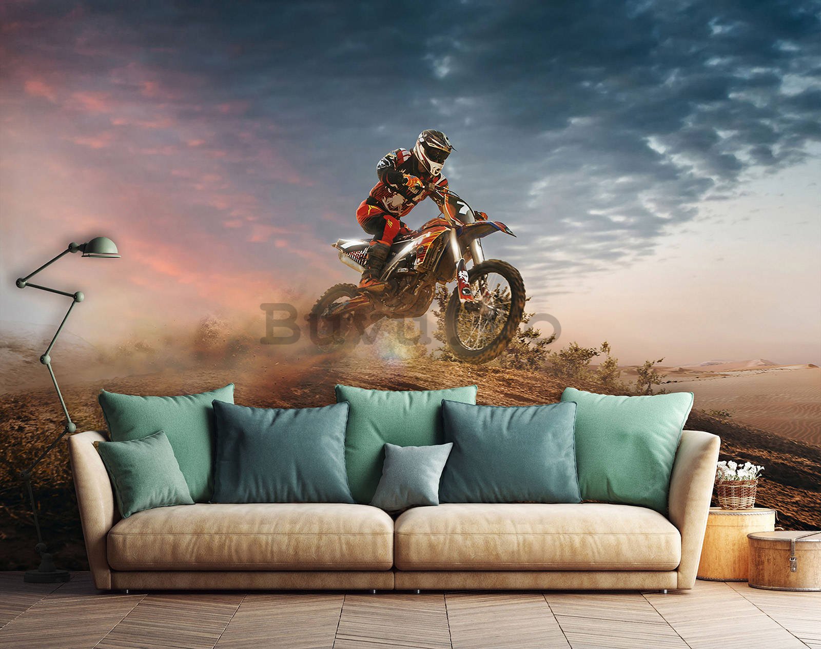 Fototapet vlies: Motocross - 152,5x104 cm