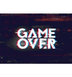 Fototapet vlies: Game Over - 416x254 cm