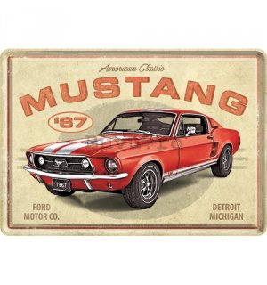 Ilustrată metalică - Ford Mustang GT 1967