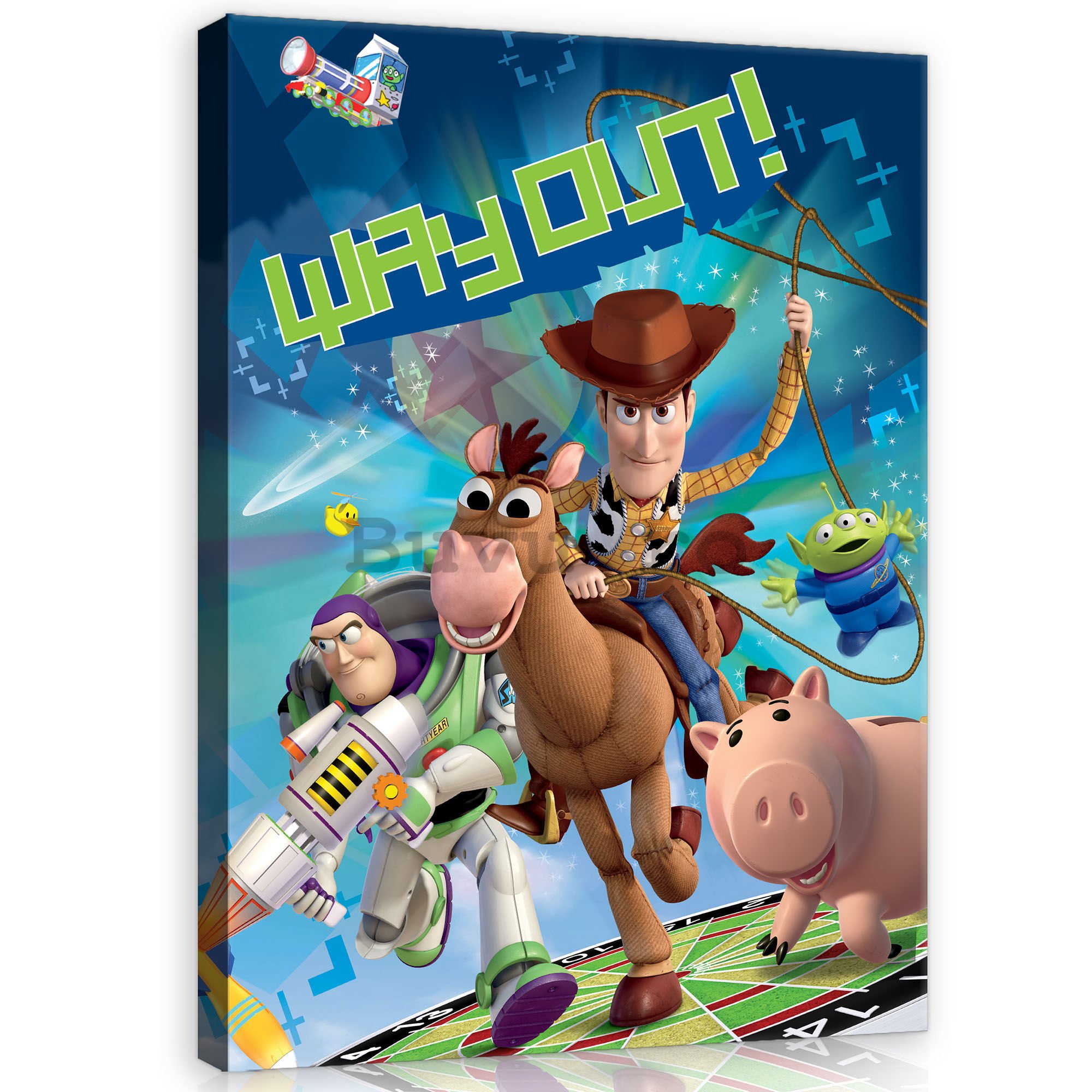 Tablou canvas: Toy Story (Way Out!) - 75x100 cm