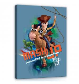 Tablou canvas: Toy Story (Mash Up) - 75x100 cm