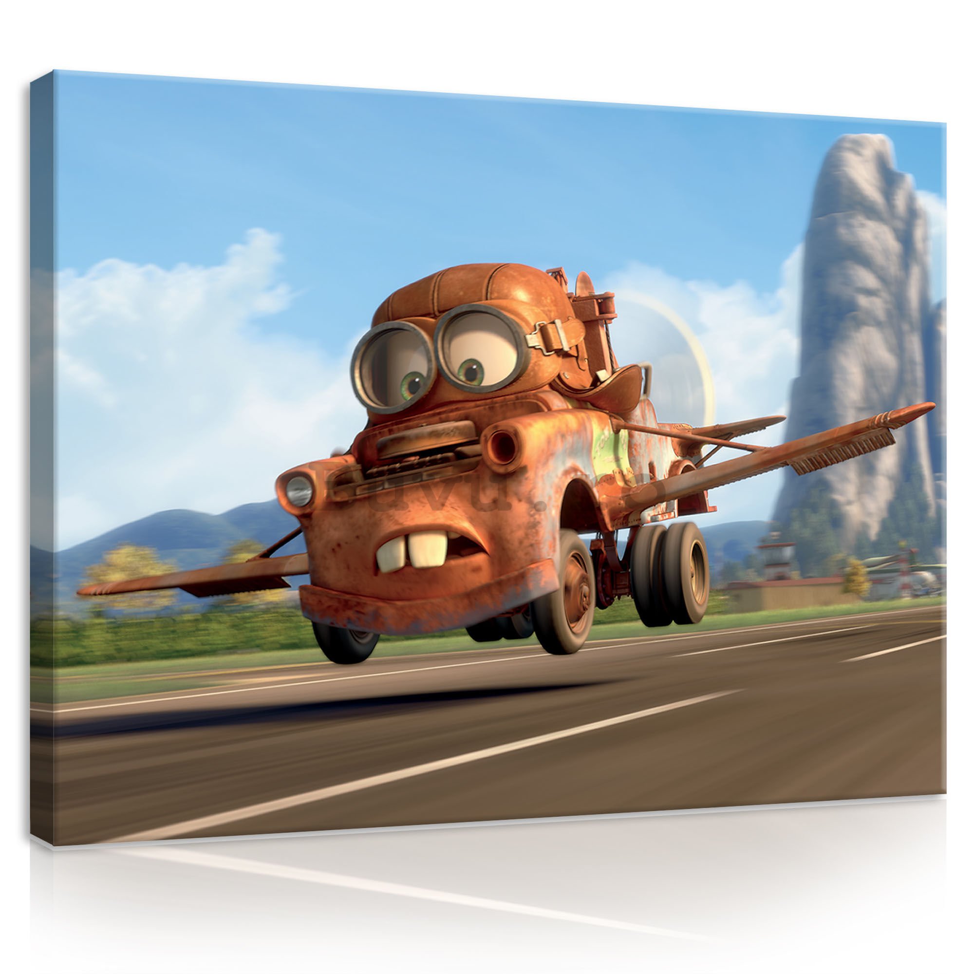 Tablou canvas: Mașini, Cars (Mater) - 100x75 cm