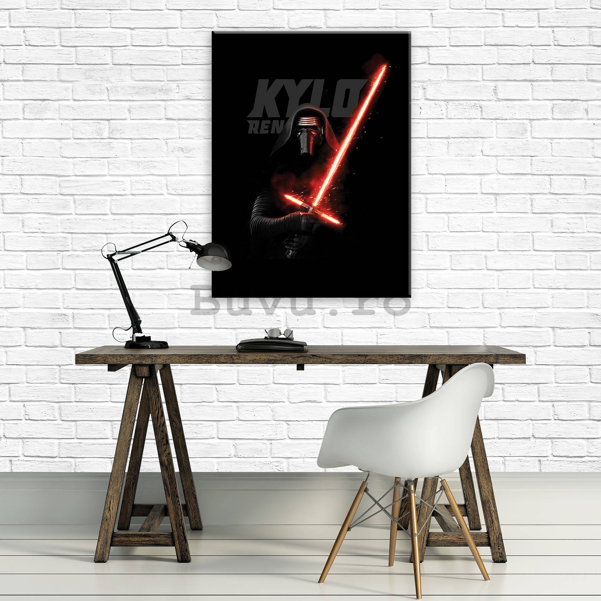 Tablou canvas: Star Wars Kylo Ren Poster - 100x75 cm