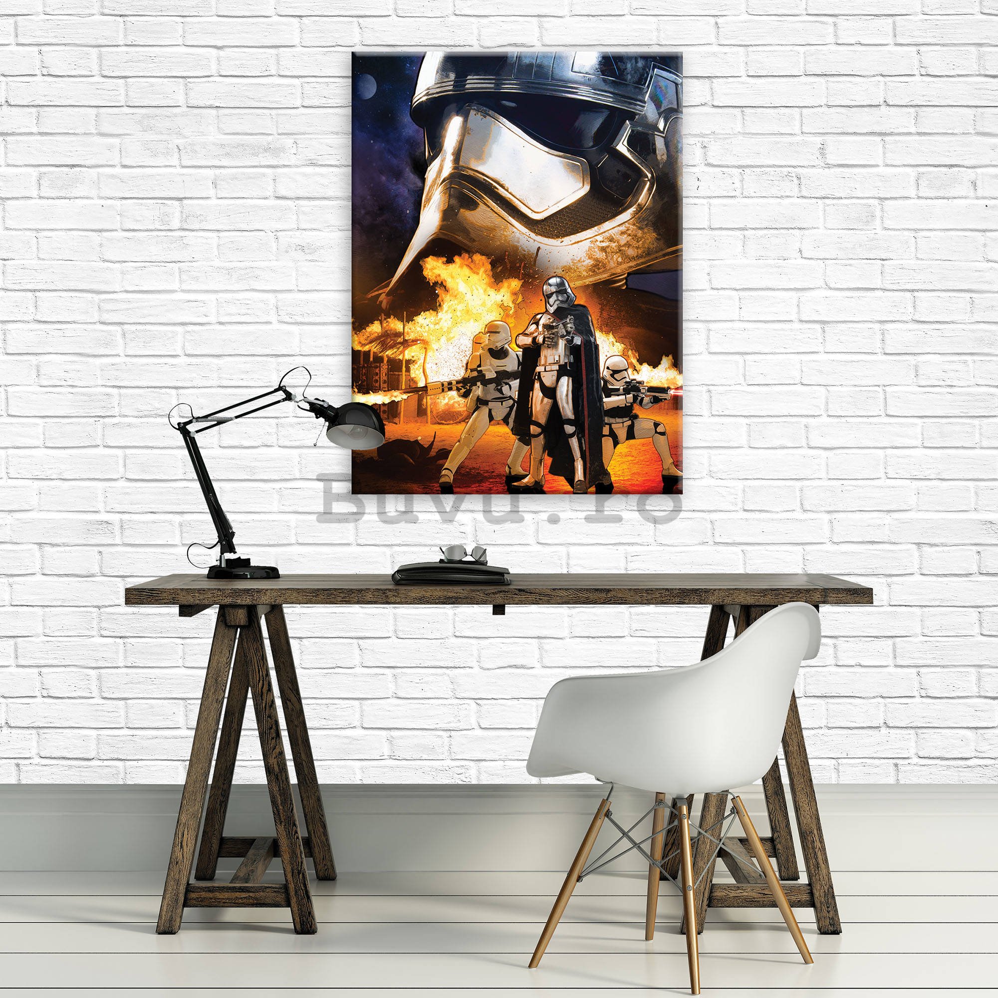 Tablou canvas: Star Wars Captain Phasma - 100x75 cm
