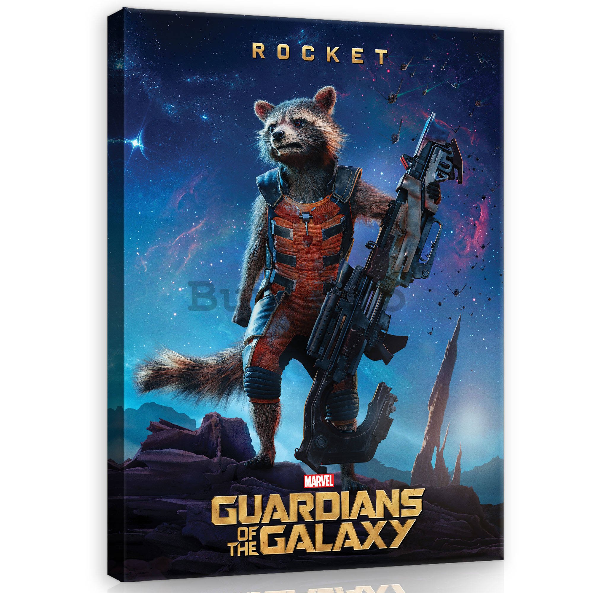 Tablou canvas: Guardians of The Galaxy Rocket - 75x100 cm