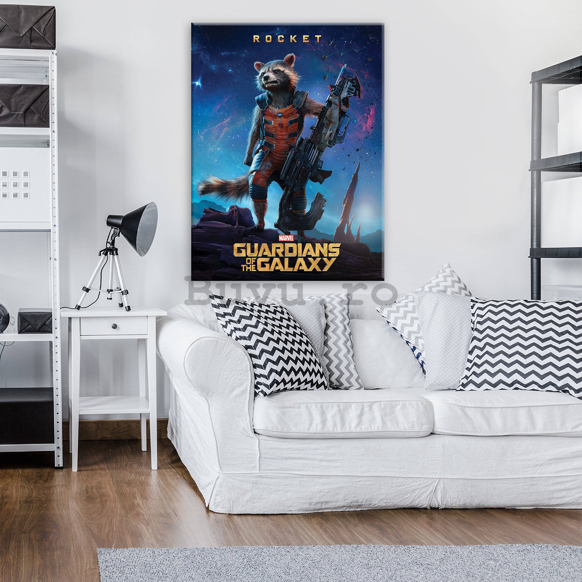 Tablou canvas: Guardians of The Galaxy Rocket - 75x100 cm