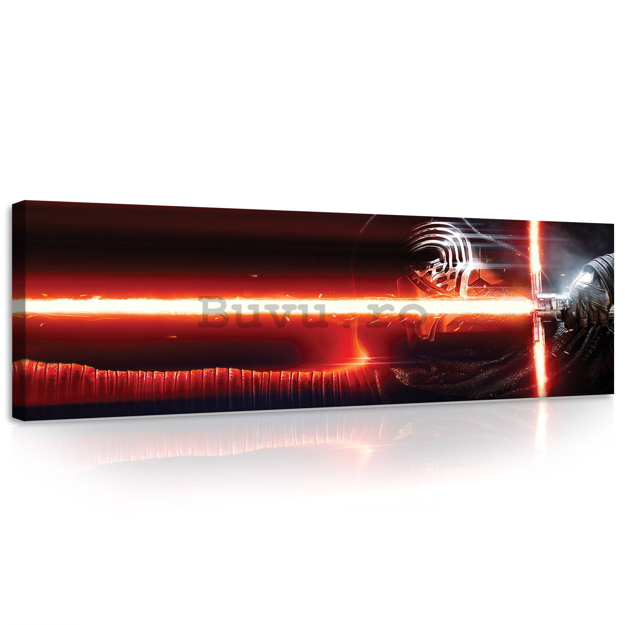 Tablou canvas: Star Wars Kylo Ren Battle Stance - 145x45 cm