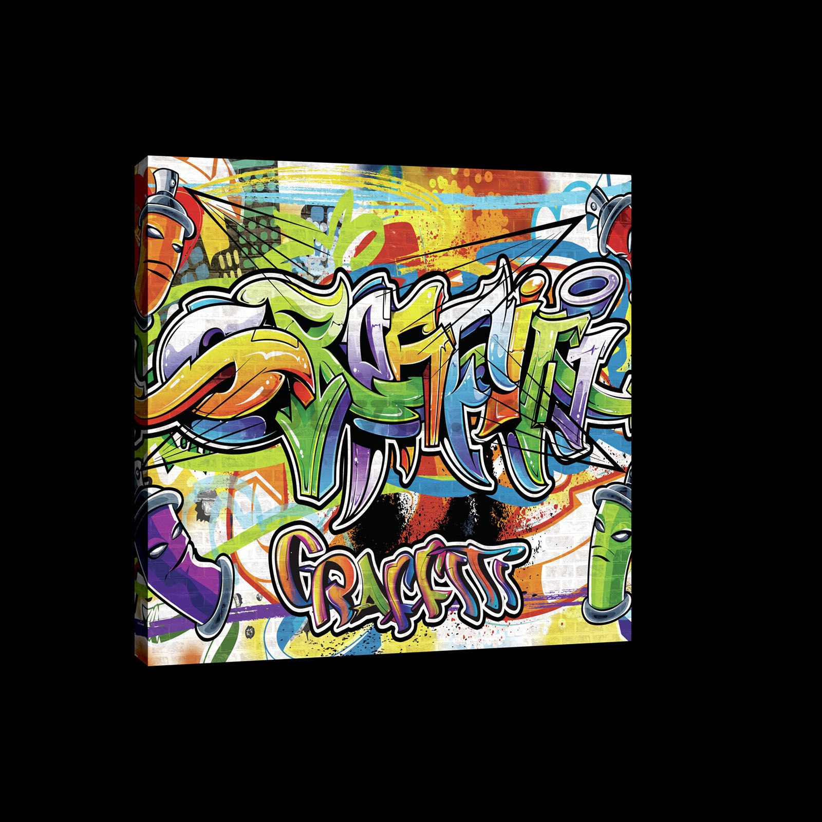 Tablou canvas: Graffiti (2) - 80x60 cm