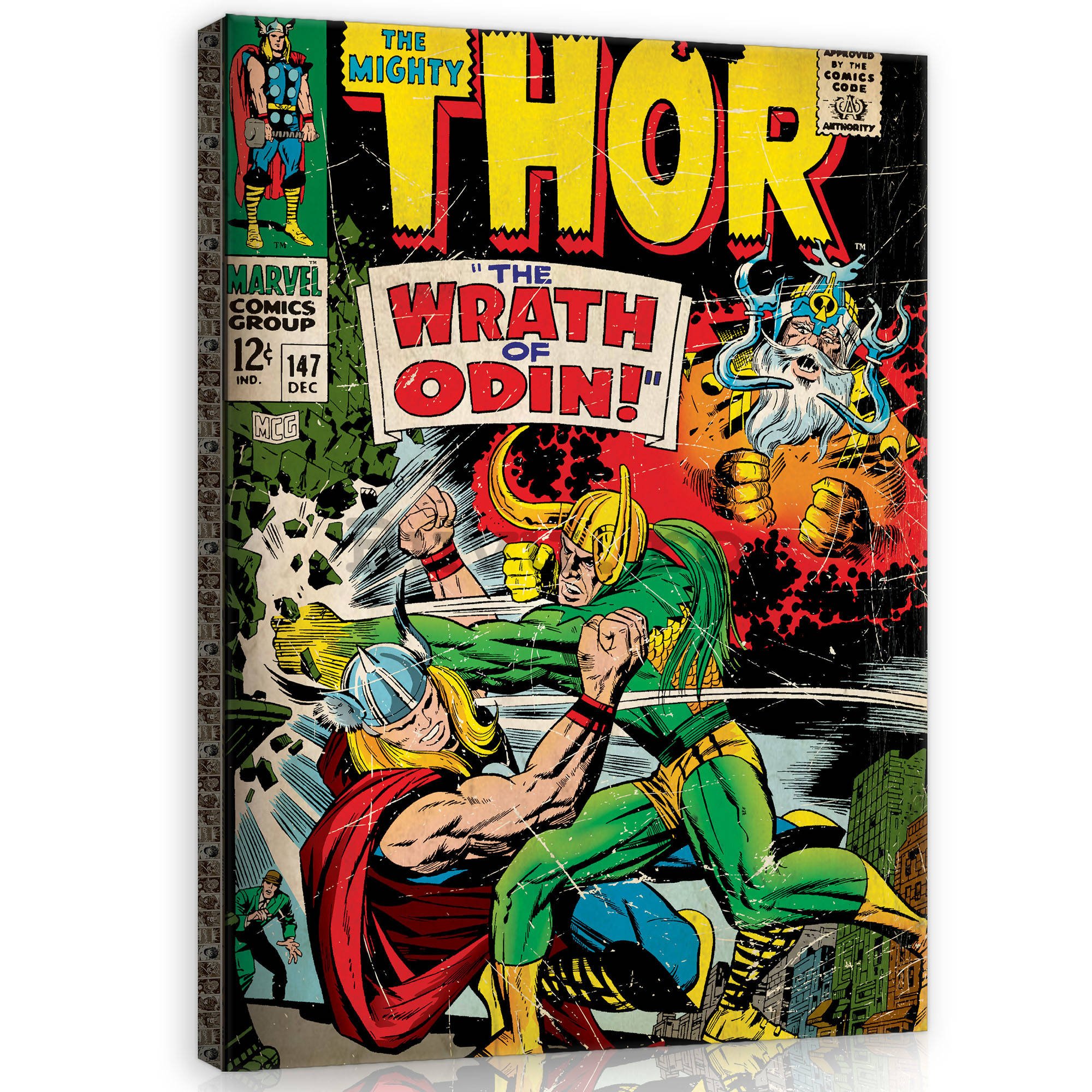 Tablou canvas: Thor (Wrath of Odin) - 80x60 cm