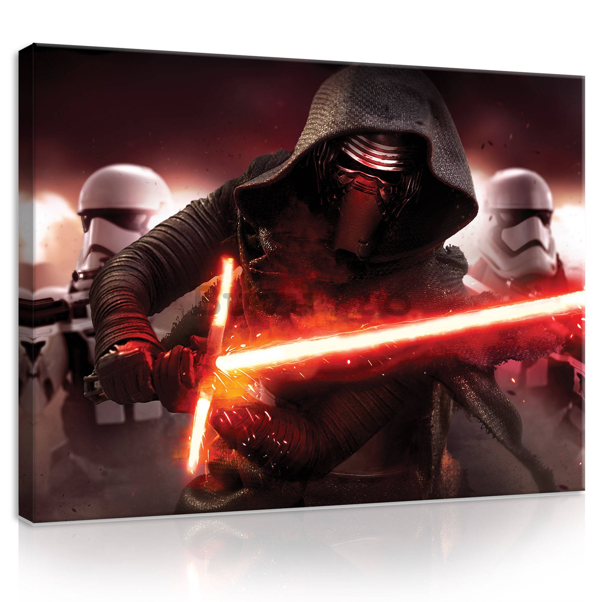 Tablou canvas: Star Wars Kylo Ren's Lightsaber - 80x60 cm