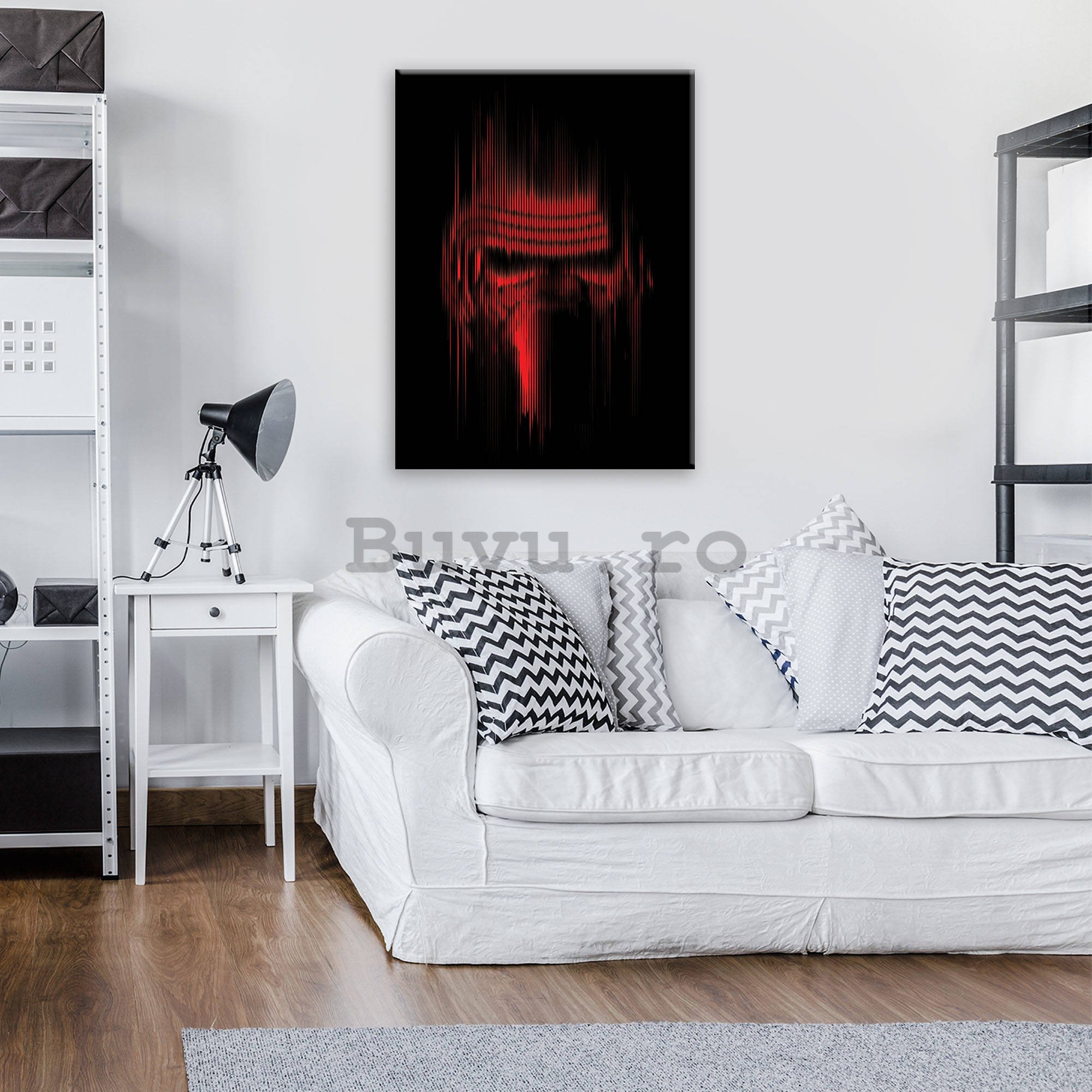 Tablou canvas: Star Wars Kylo Ren (cască) - 80x60 cm
