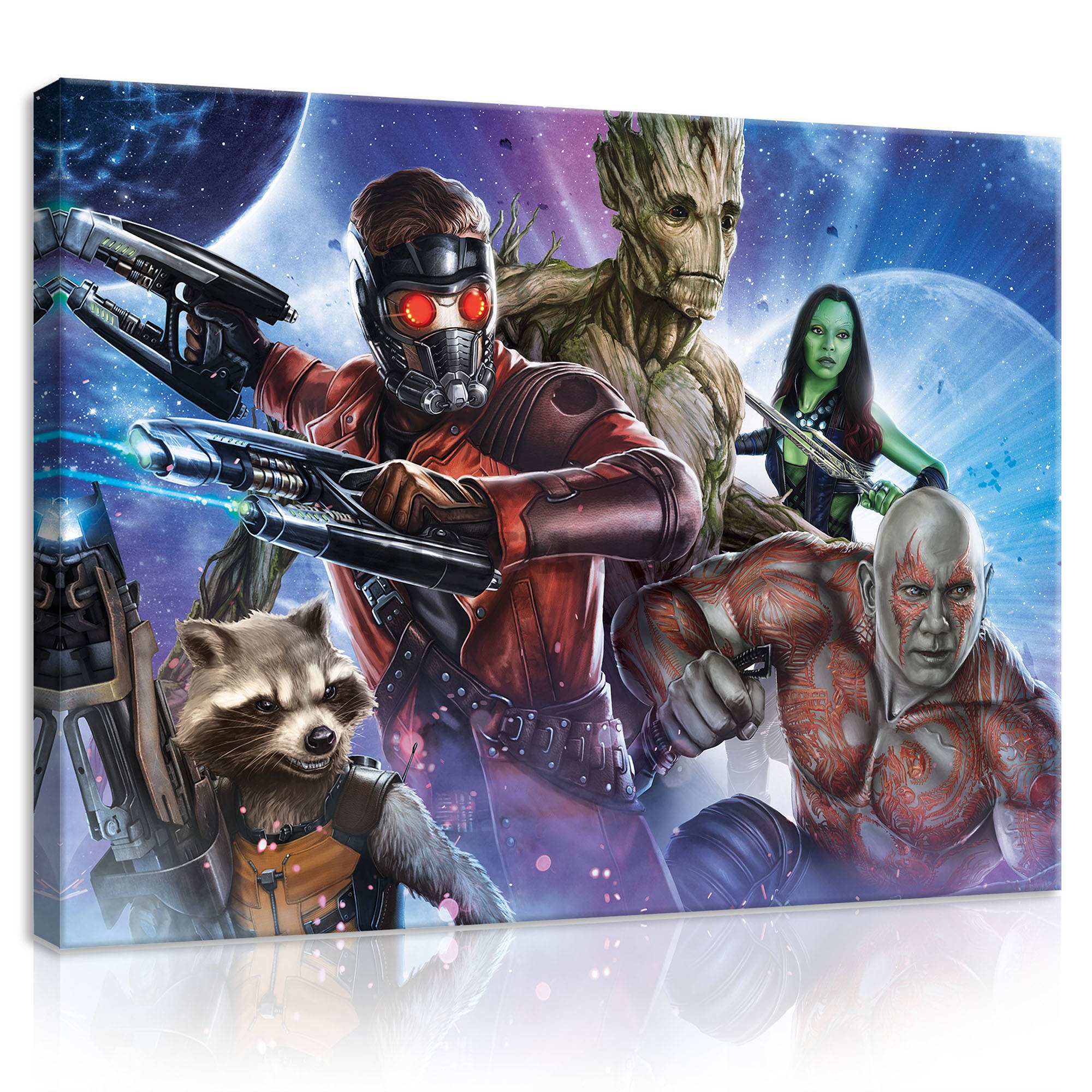 Tablou canvas: Guardians of The Galaxy Team (1) - 80x60 cm