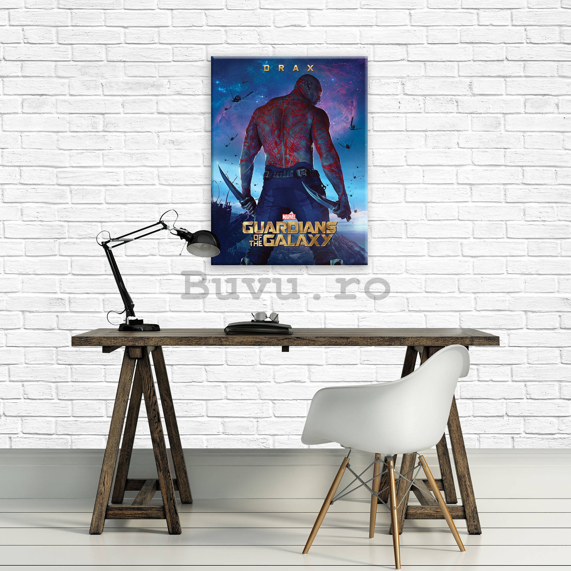 Tablou canvas: Guardians of The Galaxy Drax - 60x80 cm