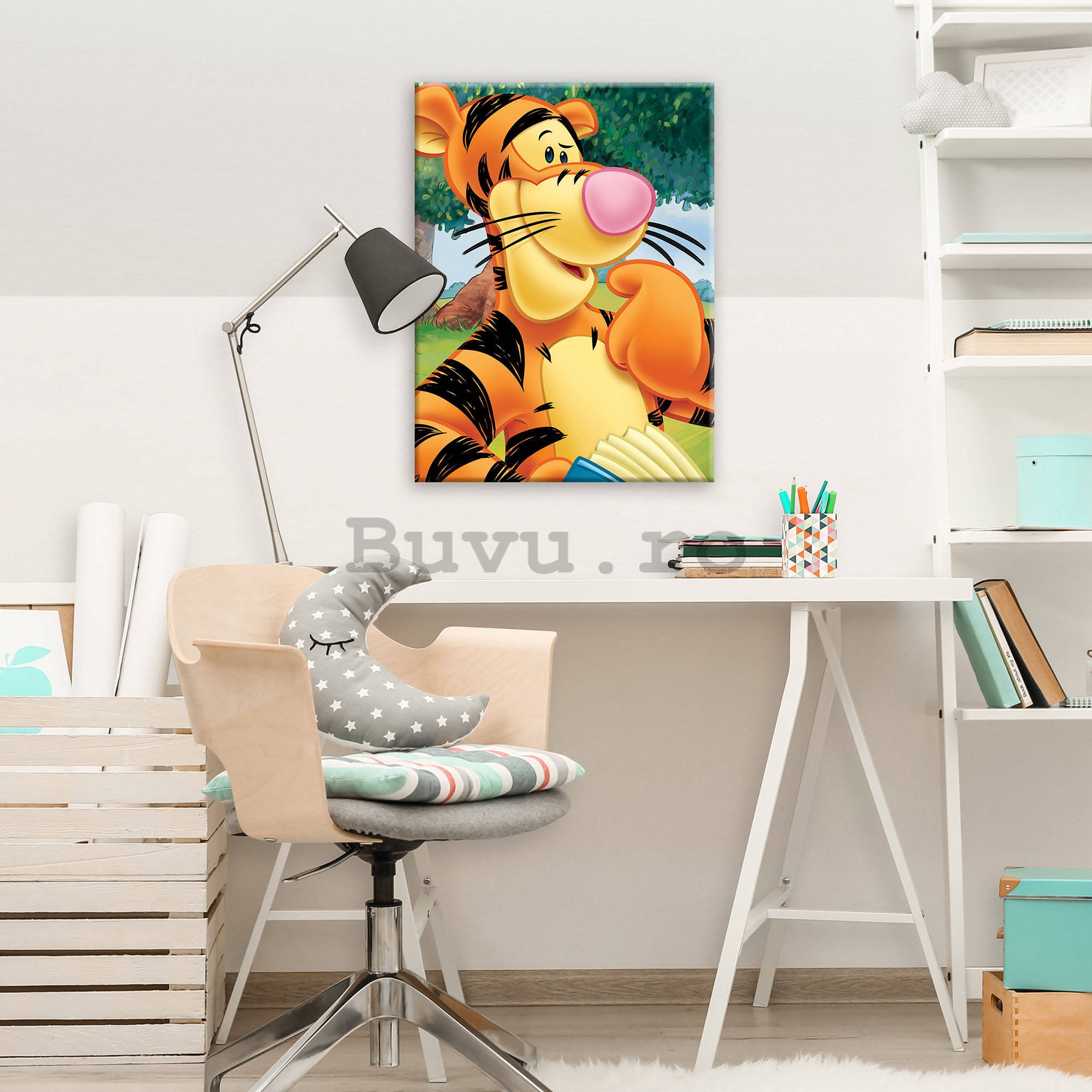 Tablou canvas: Winnie the Pooh (Tigru) - 60x80 cm